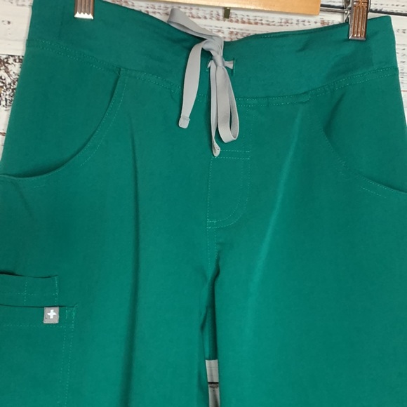 Figs Pants & Jumpsuits Figs Emerald Green Technical Collection